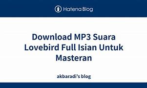 Suara Sogon Isian Mp3